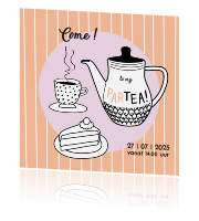 Wonderbaar Uitnodiging High tea maken | MyCards.nl TO-19