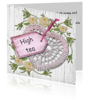 Verbazingwekkend Uitnodiging High tea maken | MyCards.nl IN-83