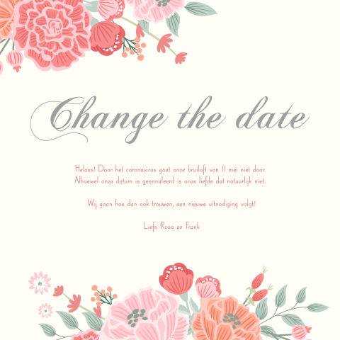 change the date roze rozen