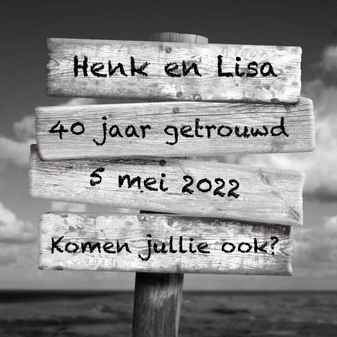 Huwelijkskaarten 40 Jaar Getrouwd