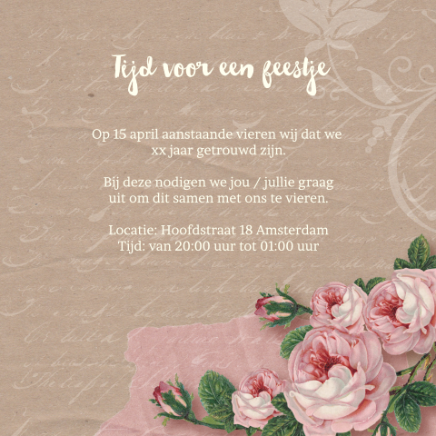 65 jaar getrouwd kaarten maken - vijfenzestig