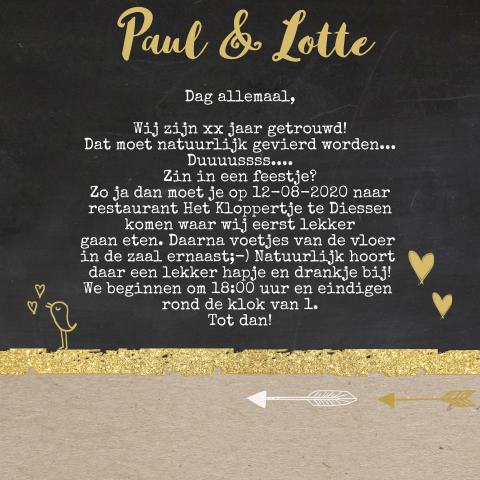 Tekst Kaart 60 Jaar Getrouwd