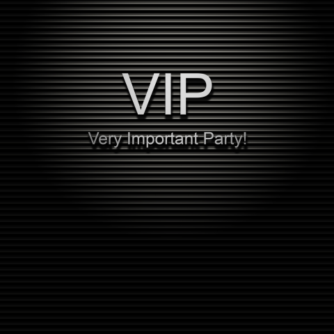 Uitnodiging VIP letterbord