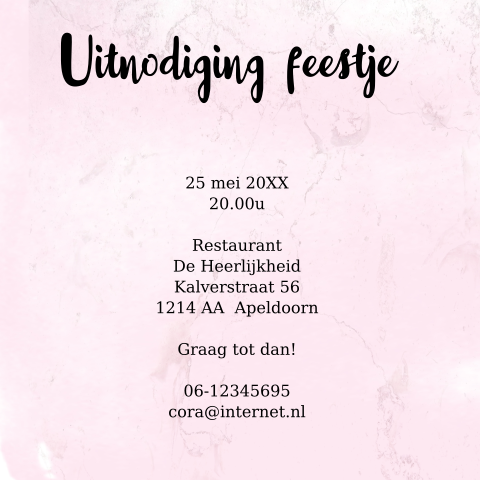 Tekst Uitnodiging Verjaardag 65 Jaar
