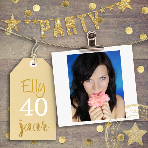 Uitnodiging Verjaardag 40 Jaar