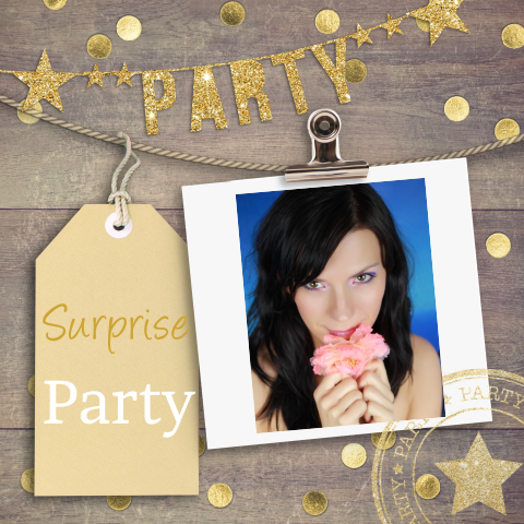 Uitnodiging verjaardag surprise party