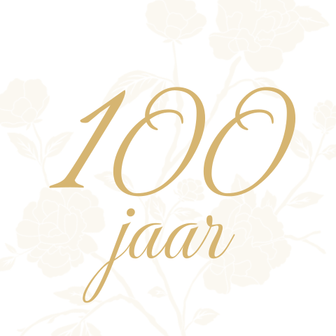 Uitnodiging 100 jaar verjaardag met rozen