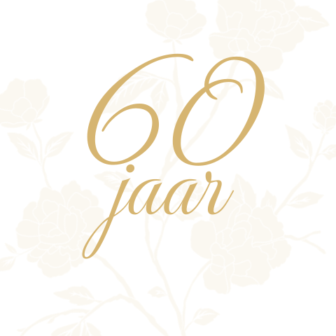 Uitnodiging vrouw verjaardagsfeest 60e jaar