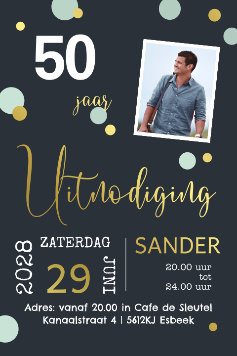 Uitnodiging 50 Jaar Maken Verjaardag MyCards Nl